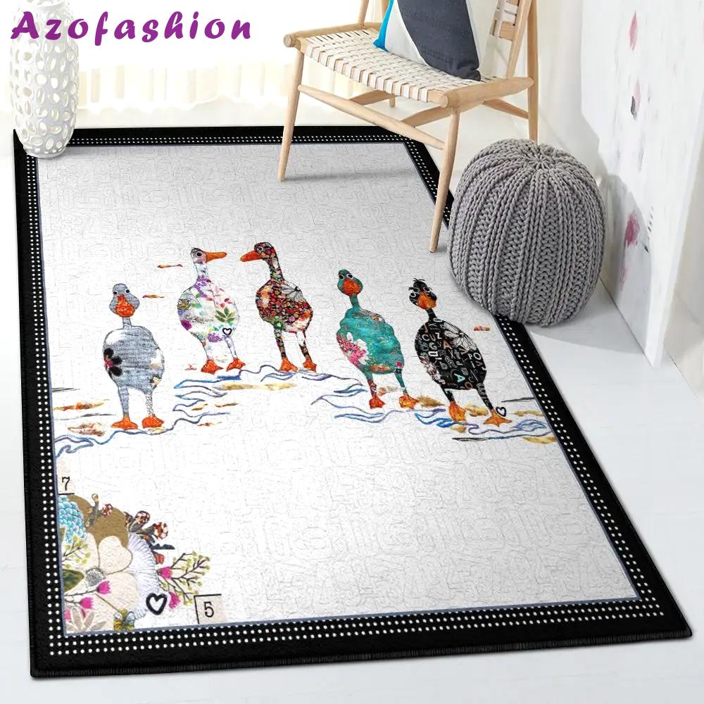 Duck area rugs, ducks gs cl rug Rectangle Rug
