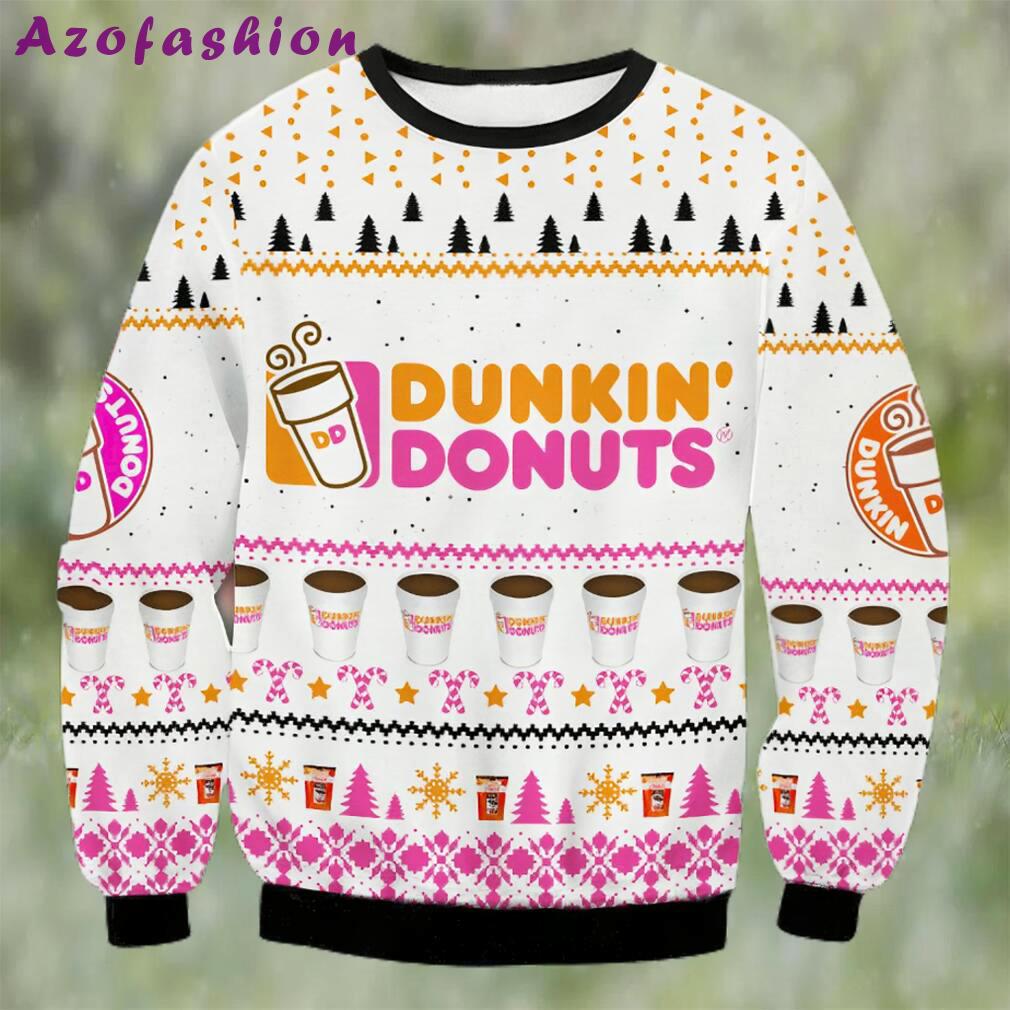 Dunkin donuts coffee christmas sweater Christmas Ugly Sweater
