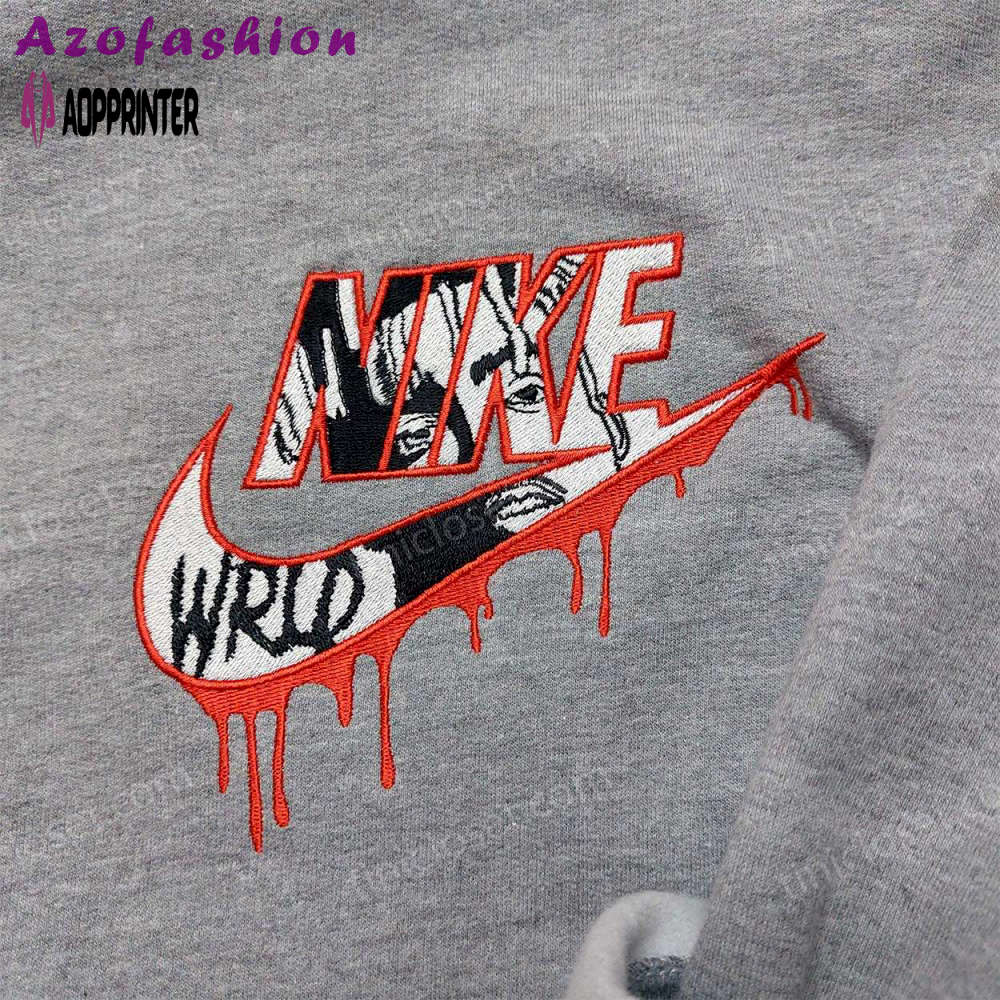 Exclusive juice wrld nike sweatshirt logo hoodie & celebrity shirt – embroidered collection Embroidered Shirt