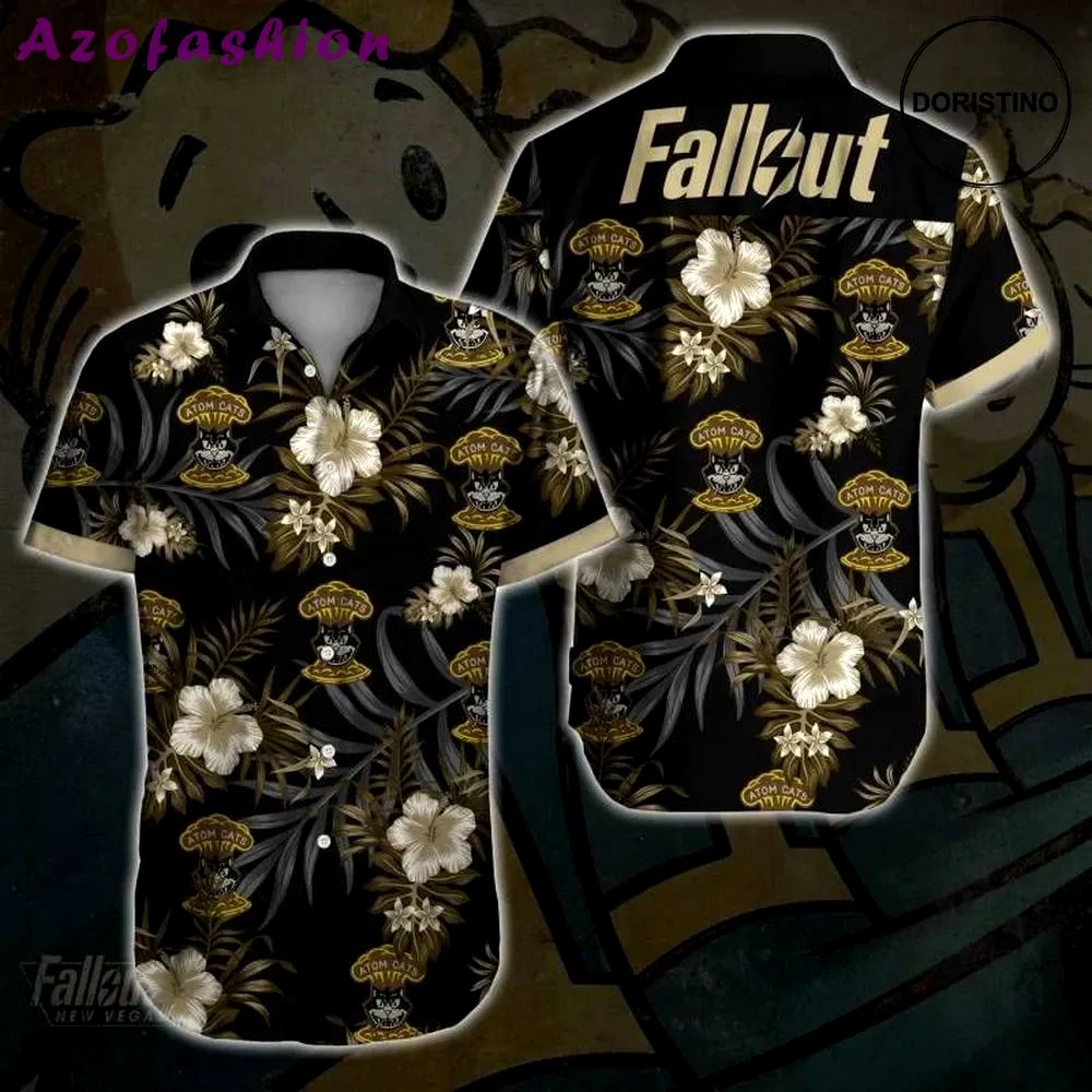 Fallout hawaiian shirt Hawaii Shirt Shorts & Flip Flops