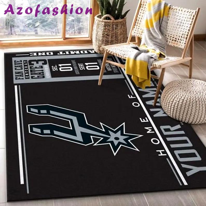 Fanmats san antonio spurs nba fan rug living room rug home decor Rectangle Rug