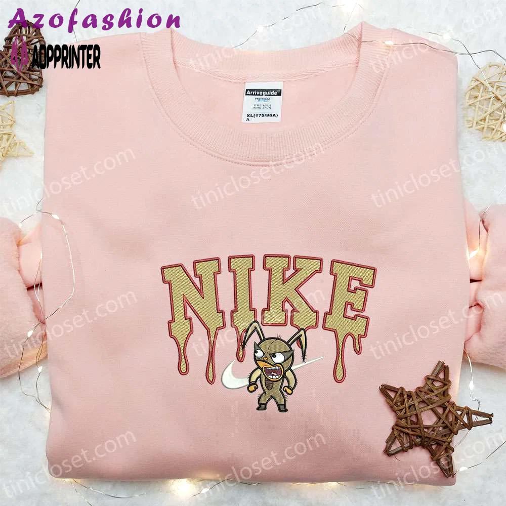 Flea x nike cartoon embroidered tshirt: mucha lucha inspired shirt Embroidered Shirt