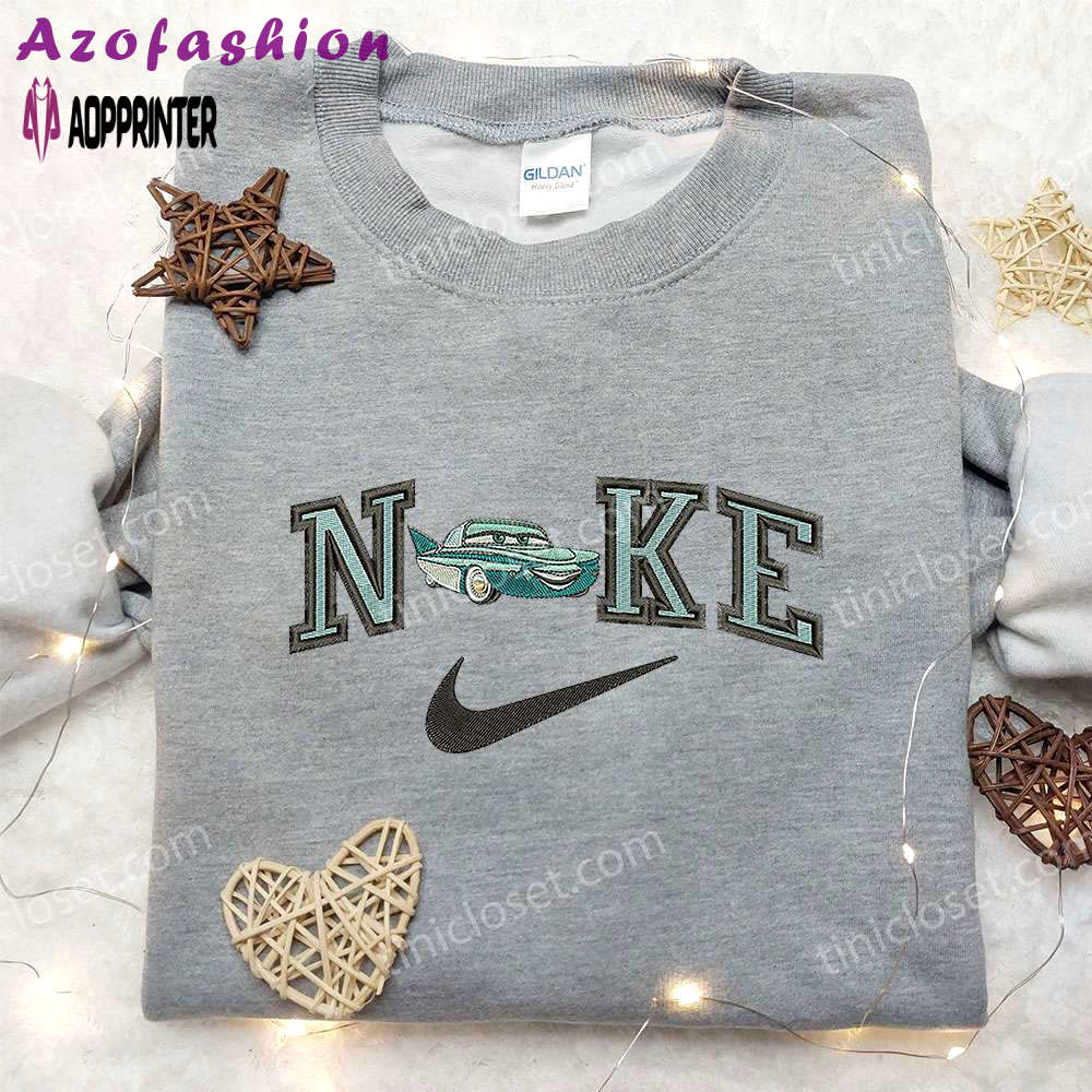 Flo x nike embroidered shirt: custom car design for stylish personalization Embroidered Shirt