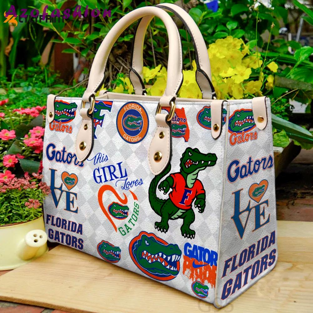 Florida gators 2 leather bag for women gift 1041 Women Leather Hand Bag