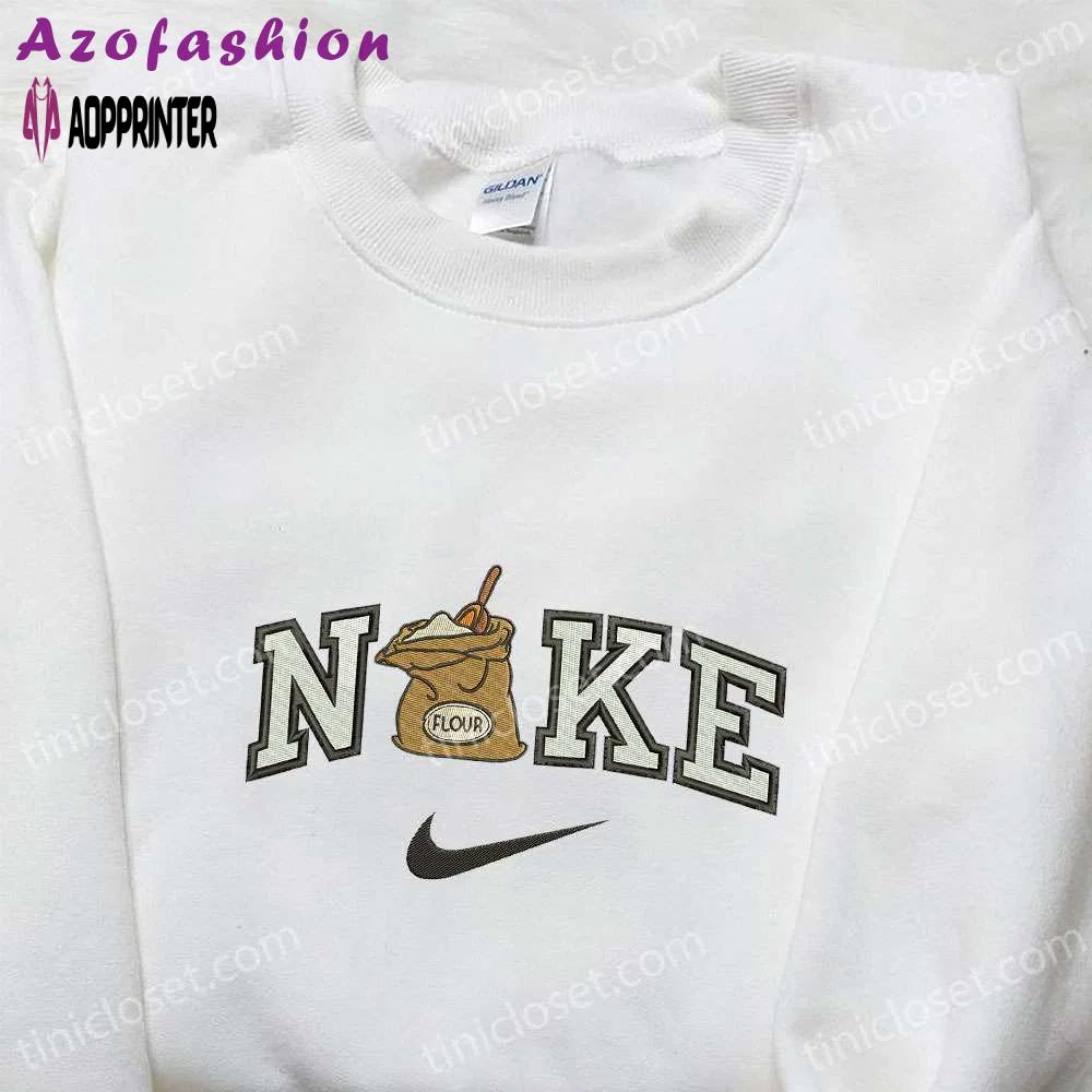 Flour x nike embroidered shirt: the best nike inspired birthday gift Embroidered Shirt