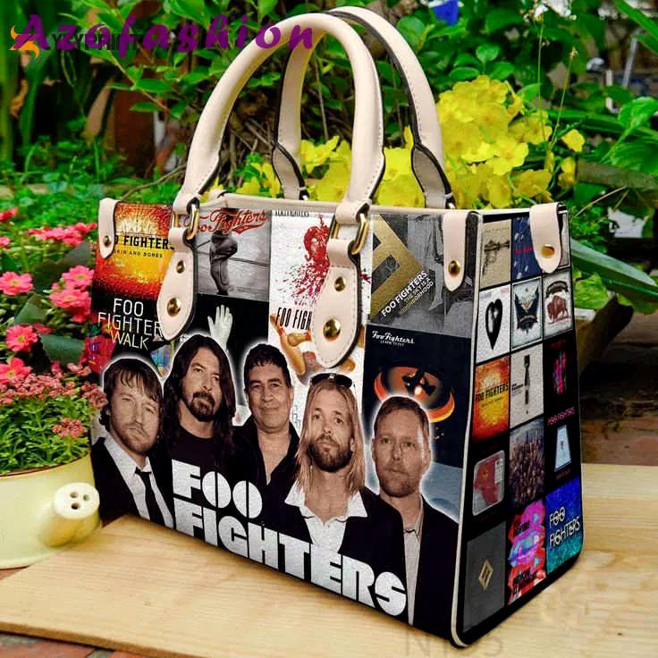Foo fighters 1 leather handbag for women gift 4468 Women Leather Hand Bag