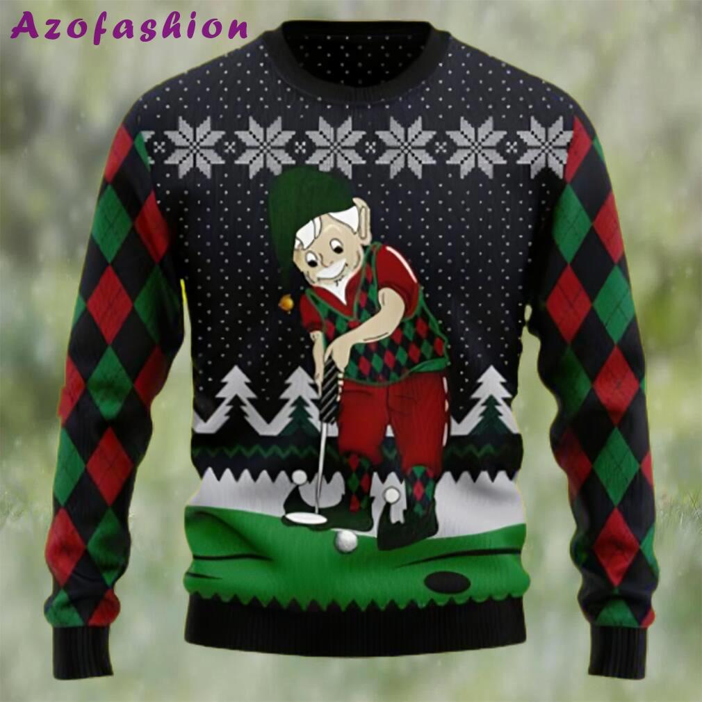 Funny golf lover ugly christmas sweater Christmas Ugly Sweater