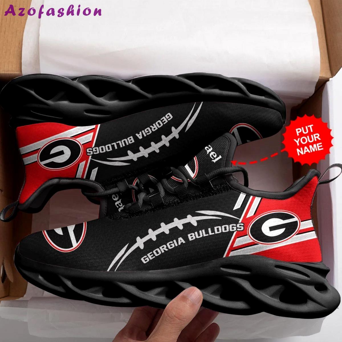 Georgia bulldogs custom personalized max soul sneakers running sports shoes for men women Max Soul Shoes