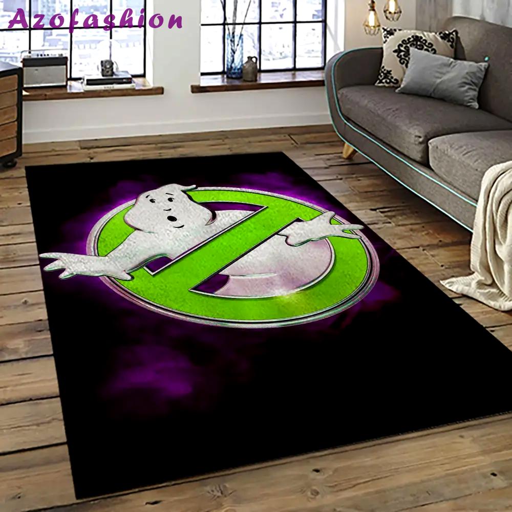 Ghostbusters supernatural comedy film movie carpet area rug home decor halloween gift best present for friends gbs2 Rectangle Rug
