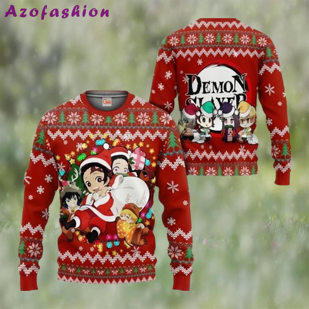 Giftngon ? demon slayer ugly christmas sweater Christmas Ugly Sweater