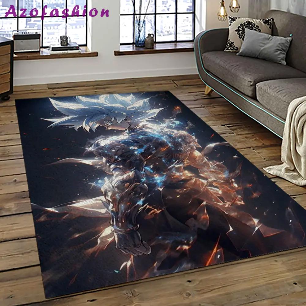 Goku characters cartoon movie carpet rectangle area rug for living room bedroom decor gku20 Rectangle Rug