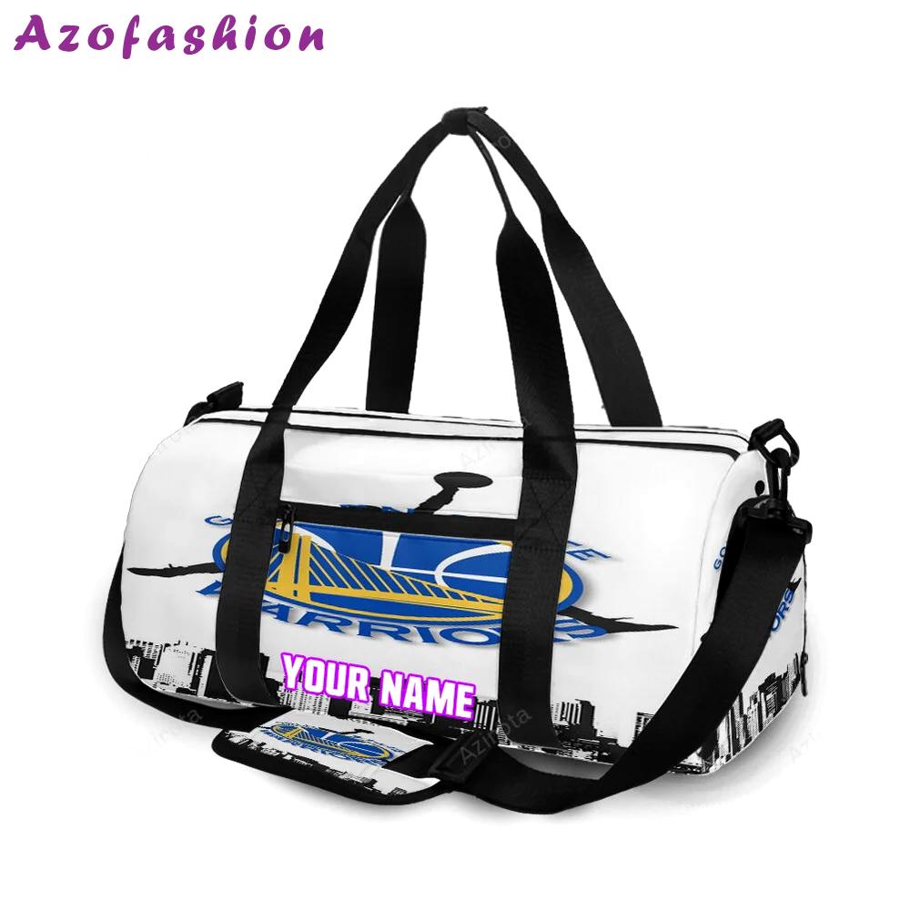 Golden state warriors emblem city personalized name travel bag gym bag 2114 Travel Bag