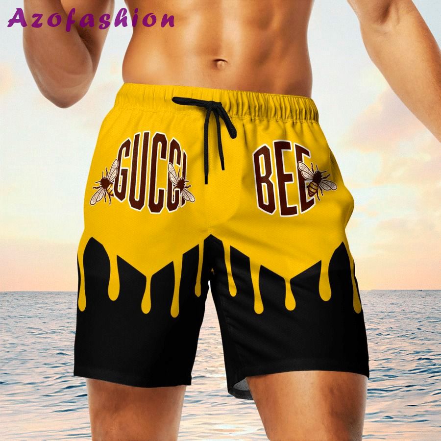 Gucci bee premium fashion logo luxury brand shorts for men 191 Shorts For Ment