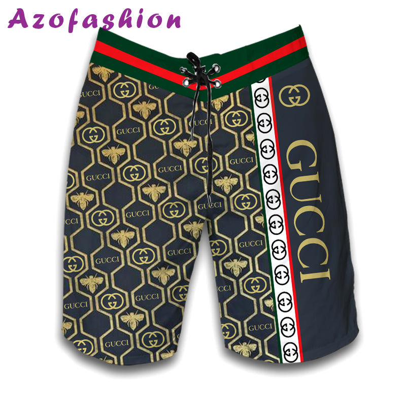 Gucci new luxury brand all over print shorts for men 178 Shorts For Ment