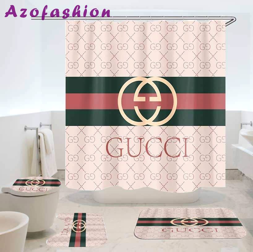 Gucci pinky home decor luxury fashion brand bath mat hypebeast bathroom sets Bathroom Set