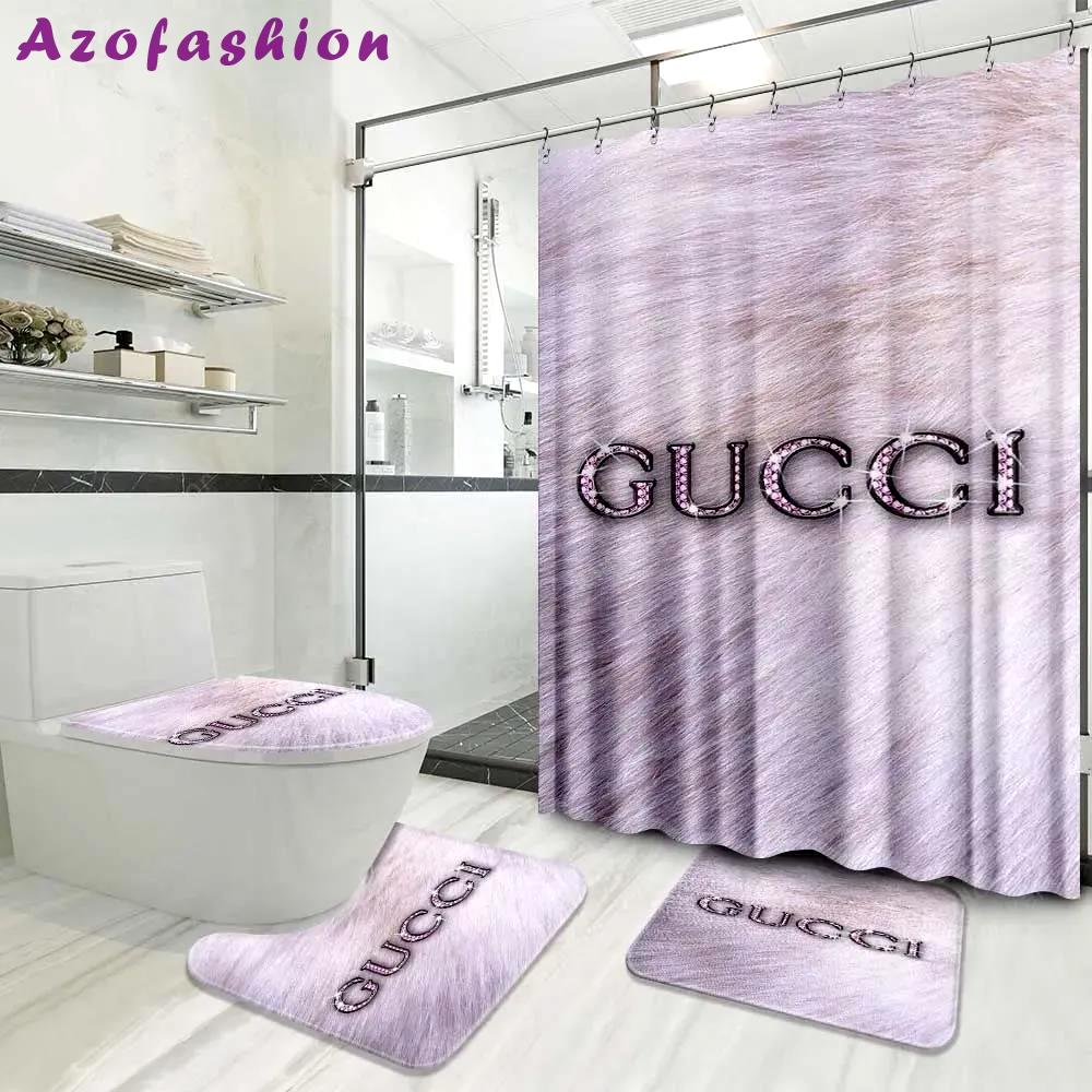 Gucci purple fashion limited luxury brand bathroom set home decor Bathroom Set