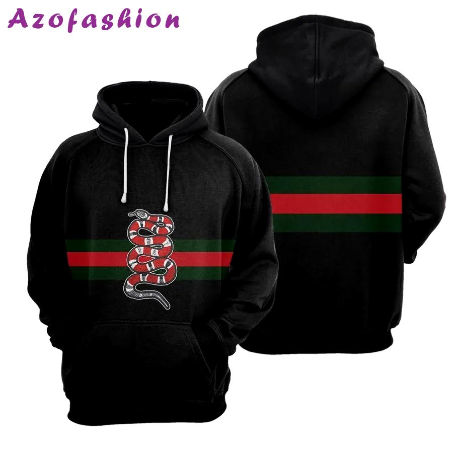Gucci snake unisex hoodie for men women luxury brand clothing clothes outfit Hoodie 3D