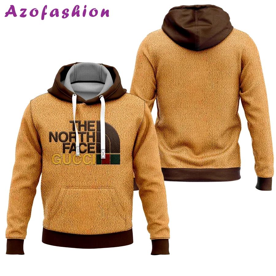 Gucci the north face unisex hoodie for men women luxury brand clothing clothes outfit Hoodie 3D
