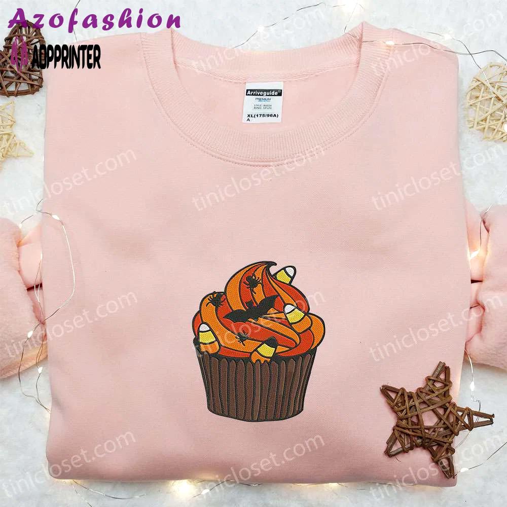 Halloween cupcake sweatshirt & hoodie: best gift ideas Embroidered Shirt
