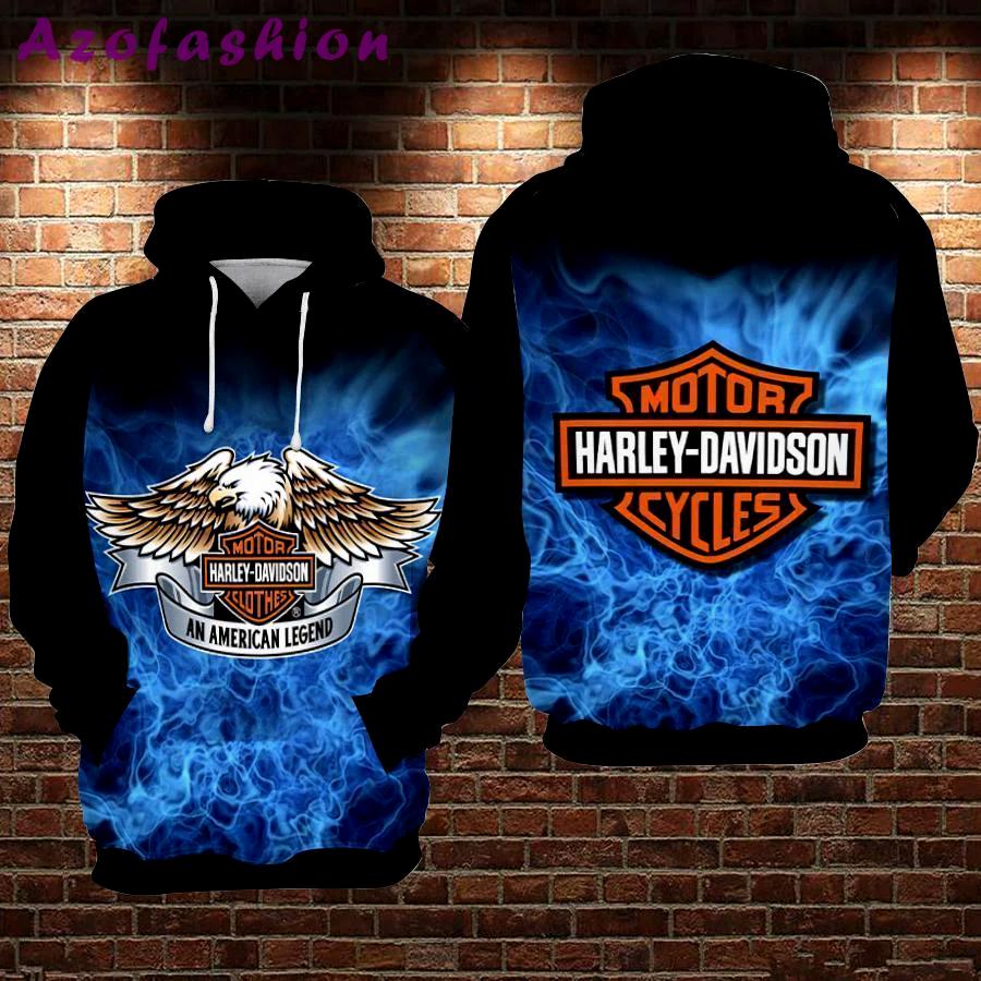 Harley davidson 3d printed hoodie/zipper hoodie 14 Zipper Hoodie 3D