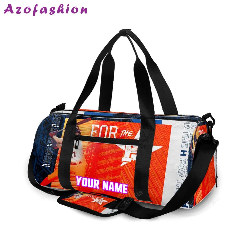 Houston astros jose altuve 27 v6 personalized name travel bag gym bag 7 Travel Bag