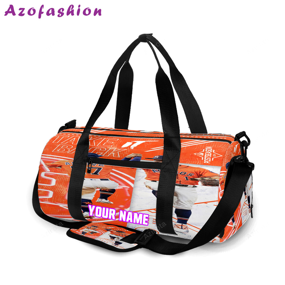 Houston astros team take back personalized name travel bag gym bag 1146 Travel Bag