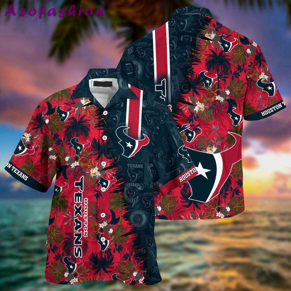 Houston texans nfl-summer hawaii shirt and shorts for your loved ones Hawaii Shirt