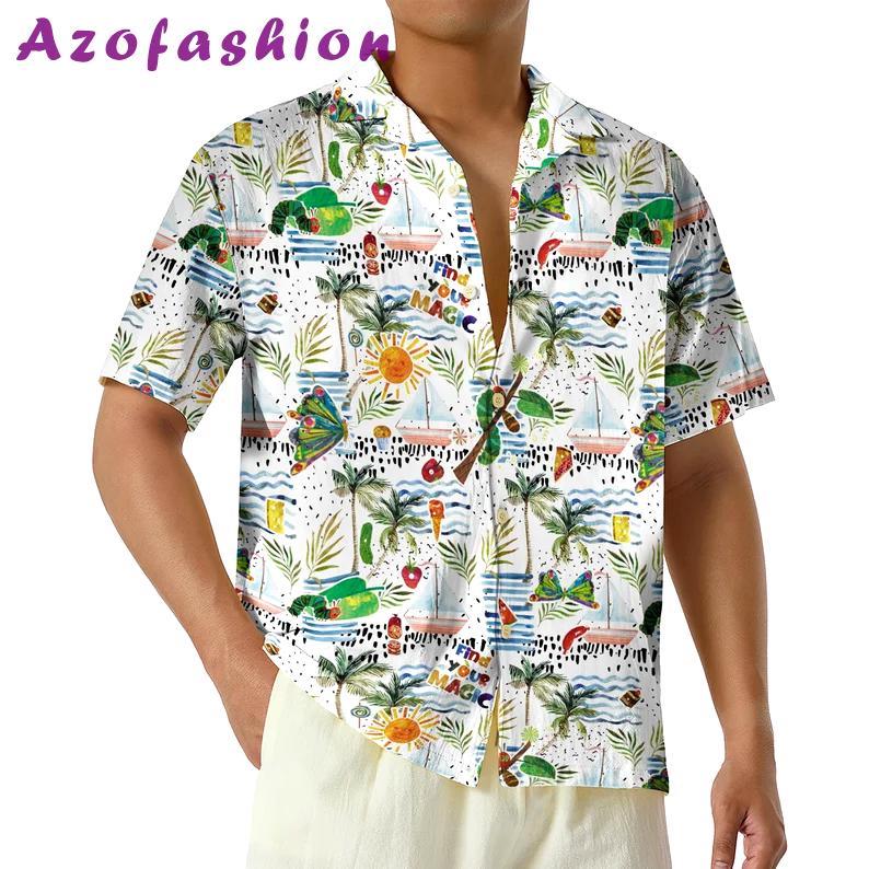 Hungry caterpillar hawaiian shirt Hawaii Shirt Shorts & Flip Flops
