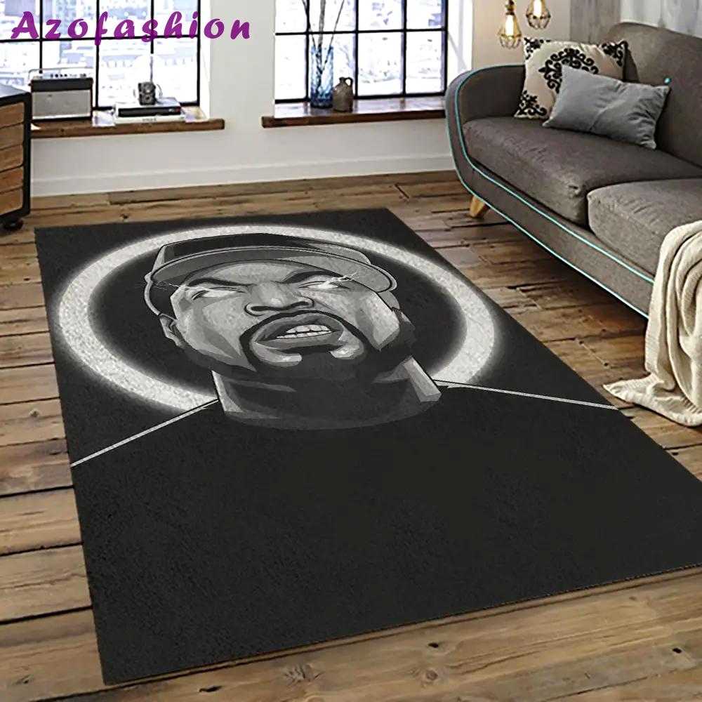 Ice cube rapper hiphop music retangle carpet area rug home decor best gift for fan and friends ic19 Rectangle Rug