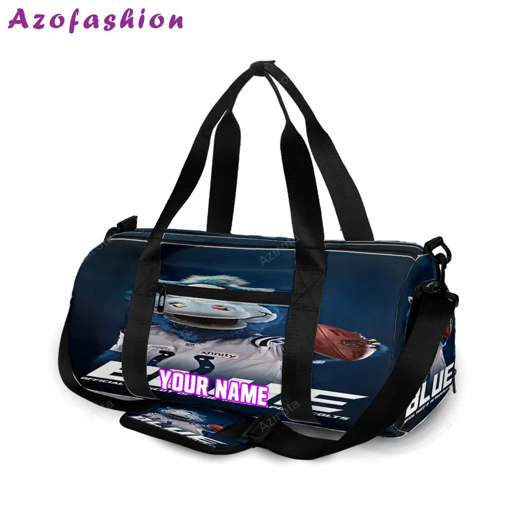 Indianapolis colts official mascot personalized name travel bag gym bag 1824 Travel Bag