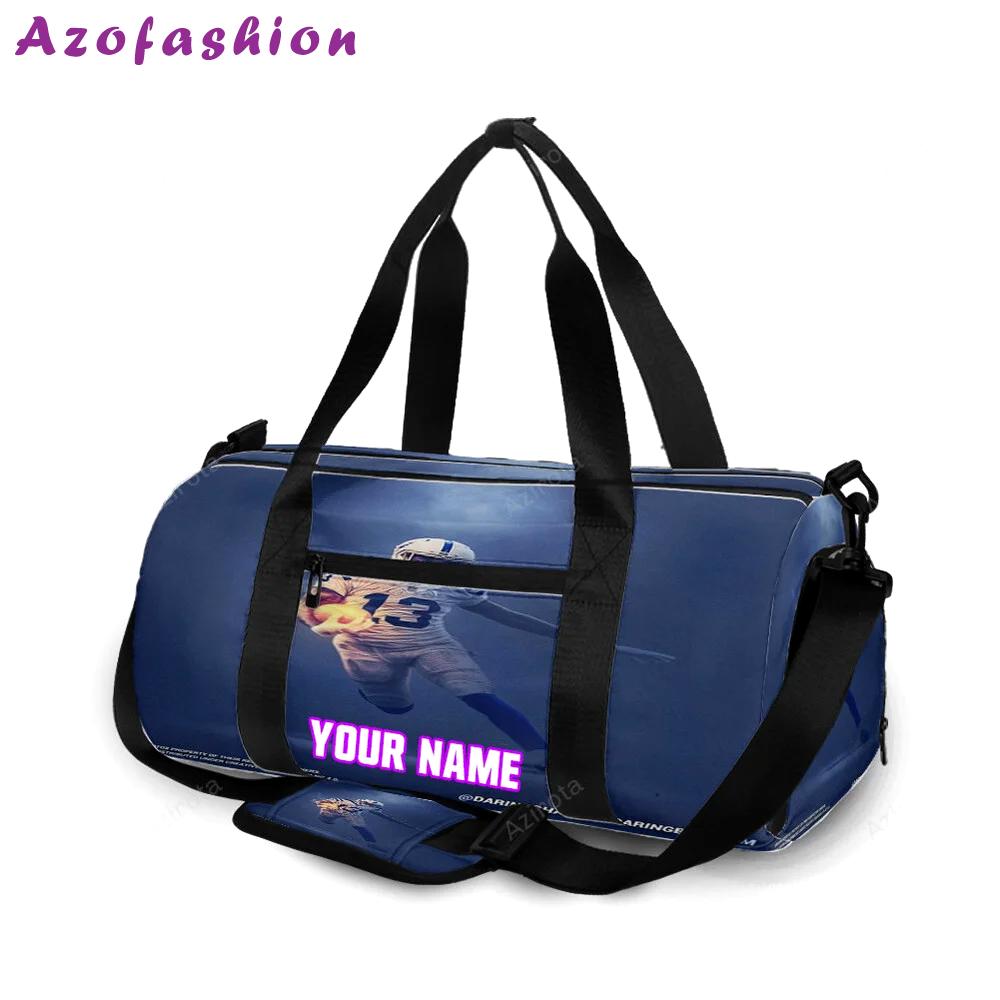 Indianapolis colts ty hilton6 personalized name travel bag gym bag 335 Travel Bag