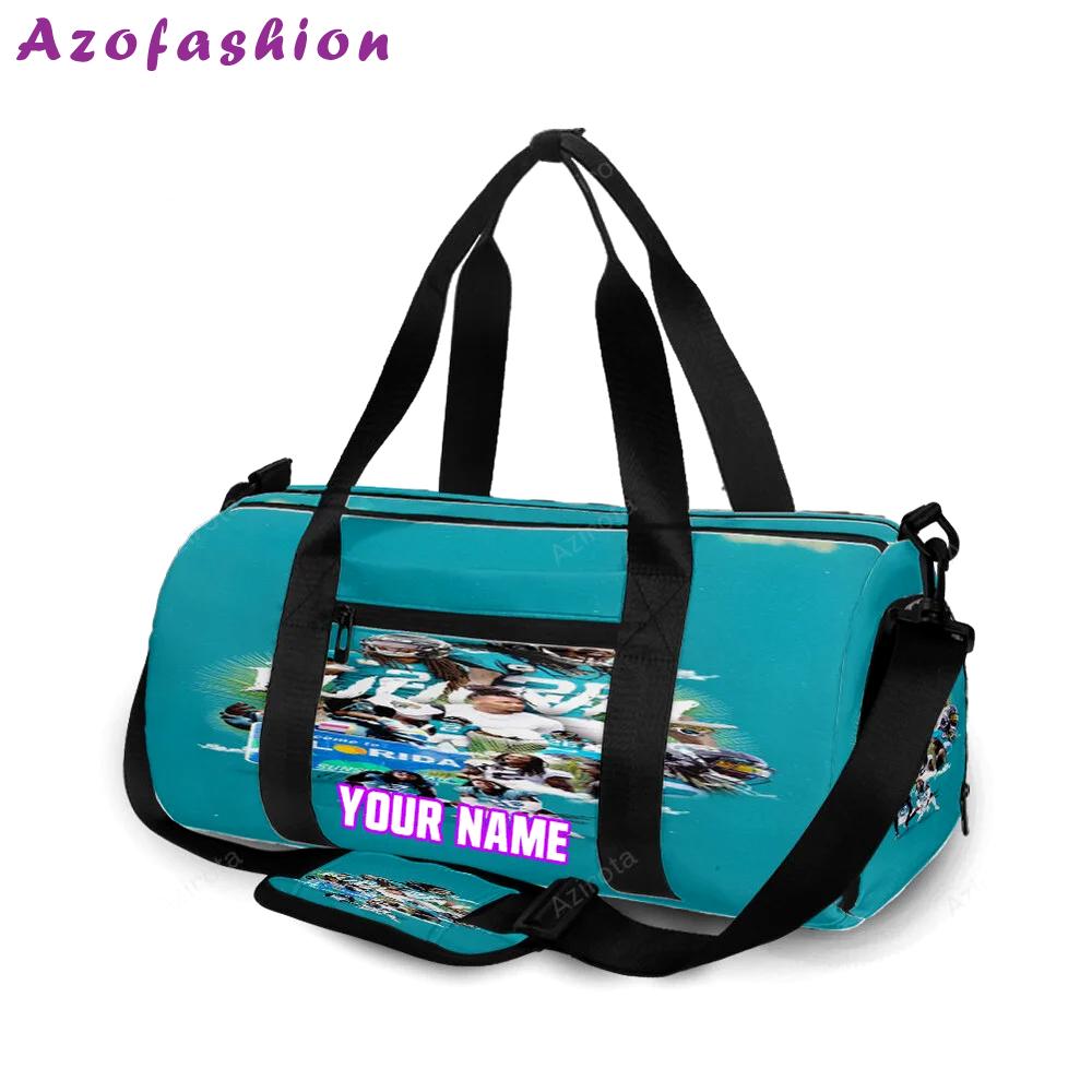 Jacksonville jaguars team personalized name travel bag gym bag 901 Travel Bag