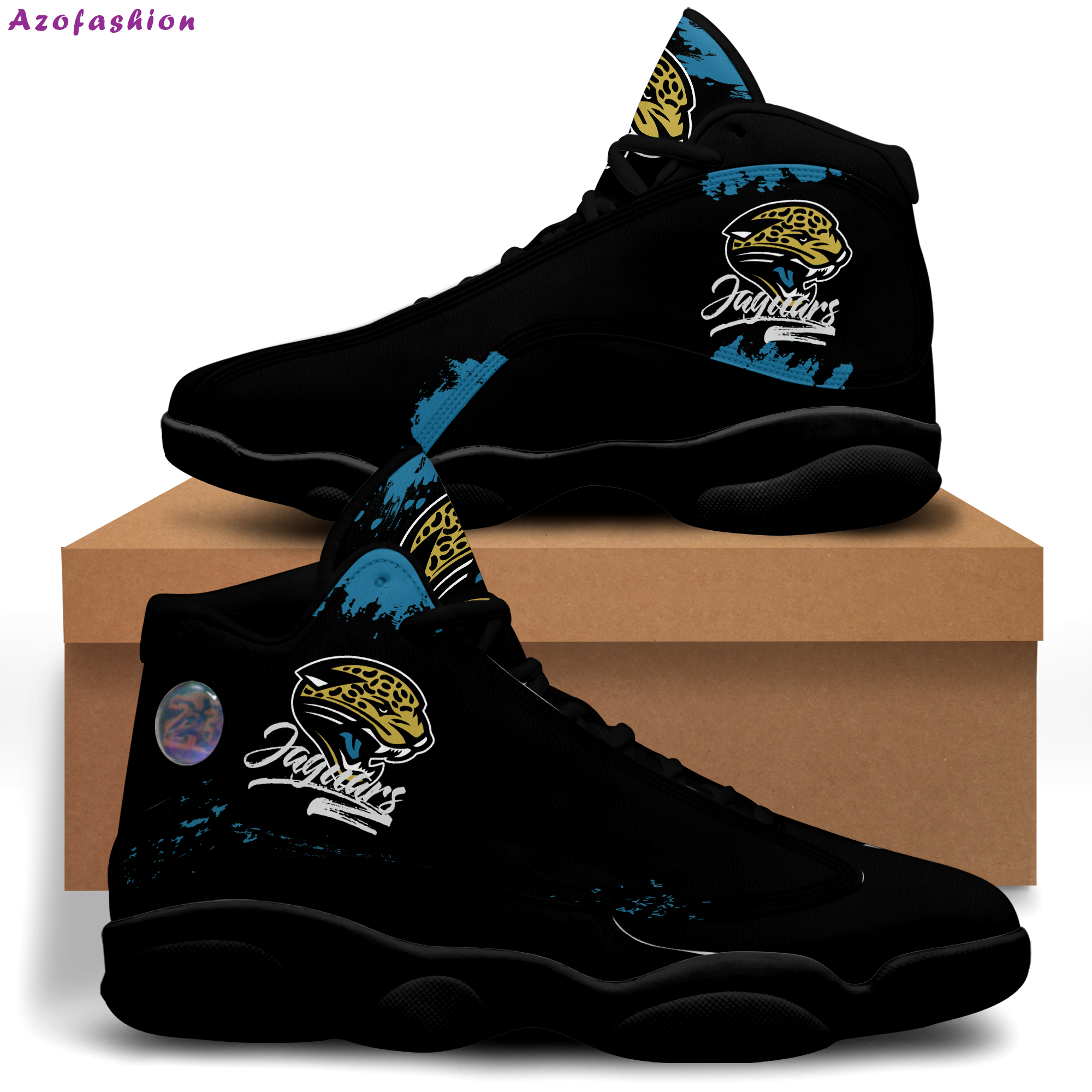 Jacksonville jaguarss Air Jordan 13 Shoes Sneakers Full Size For Fans Gifts For Men Women
