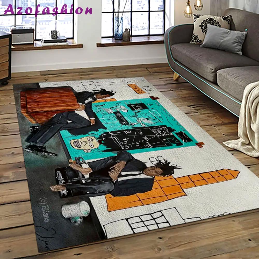 Jay-z rapper hiphop music retangle carpet area rug home decor best gift for fan and friends jz7 Rectangle Rug