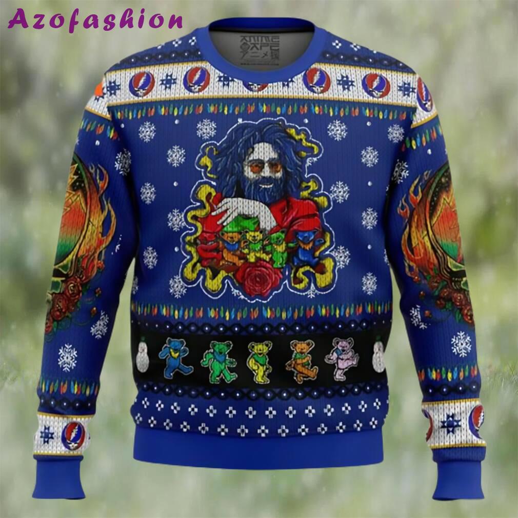 Jerry garcia grateful dead ugly christmas sweater Christmas Ugly Sweater