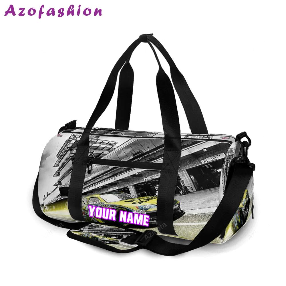 Joe gibbs racing car2 personalized name travel bag gym bag 1723 Travel Bag