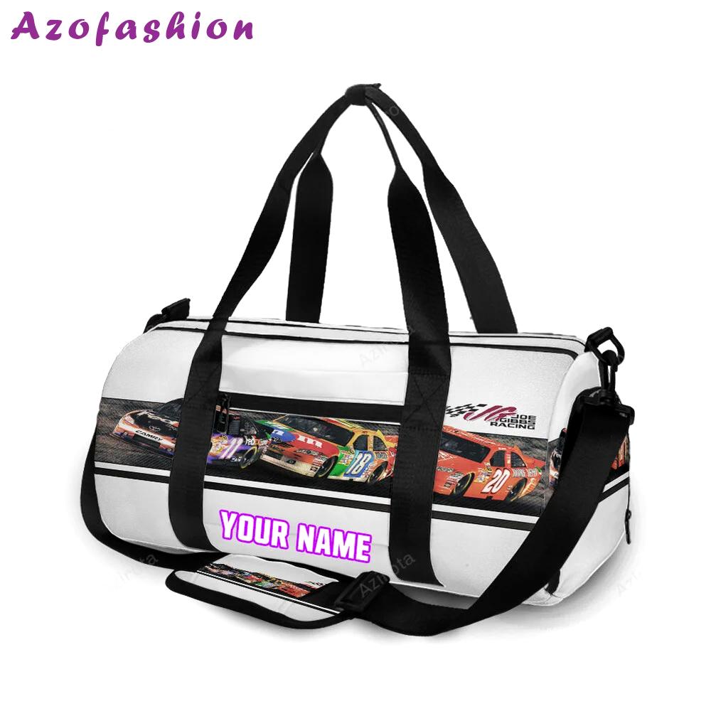 Joe gibbs racing car7 personalized name travel bag gym bag 683 Travel Bag