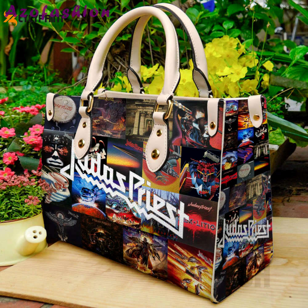 Judas priest 2 leather handbag gift for women 4265 Women Leather Hand Bag