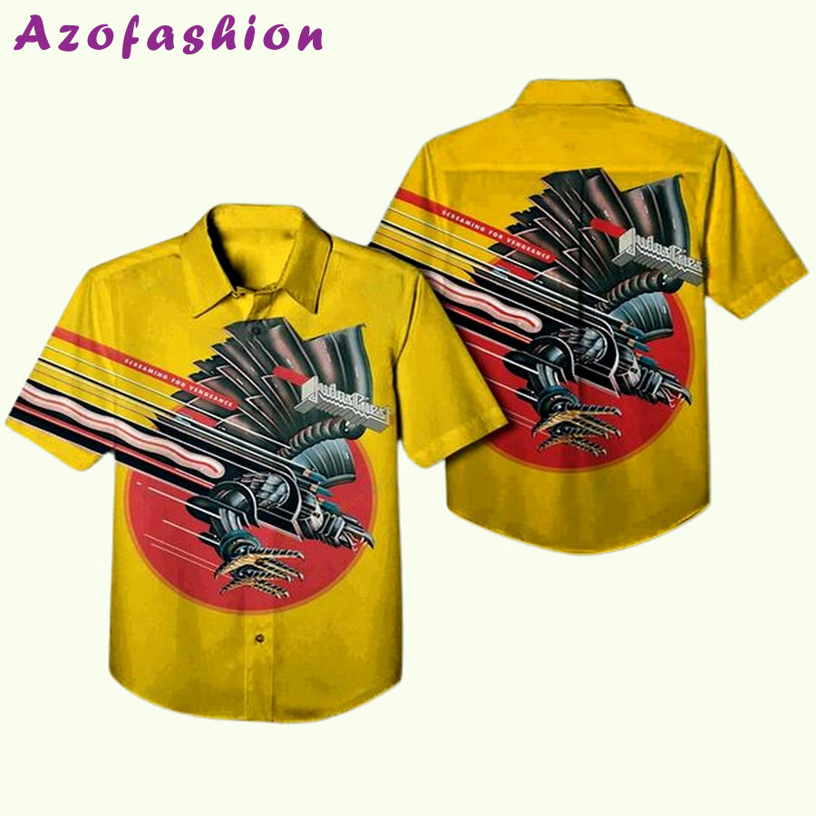 Judas priest screaming for vengeance album hawaiian shirt Hawaii Shirt Shorts & Flip Flops