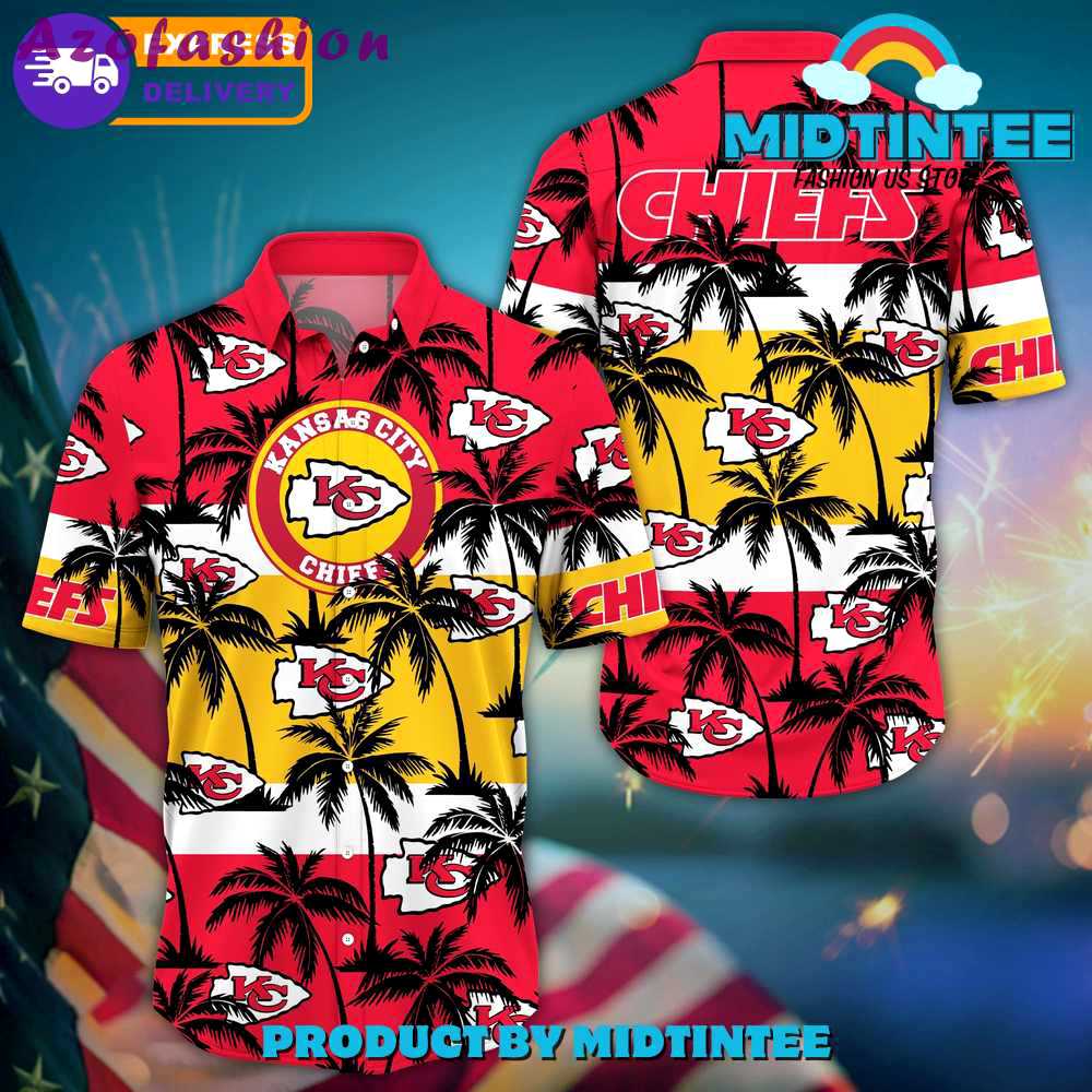 Kansas city chiefs trending summer hawaiian shirt Hawaii Shirt Shorts & Flip Flops
