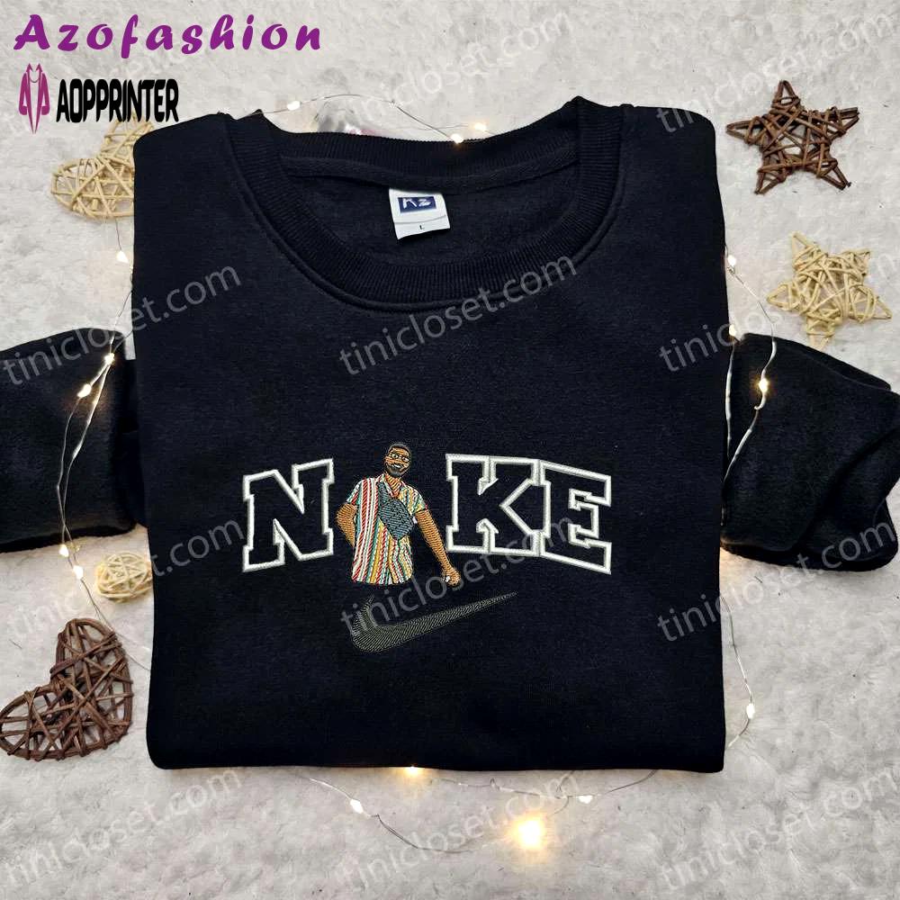 Kanye west x nike embroidered shirt – celebrity inspired nike shirt Embroidered Shirt