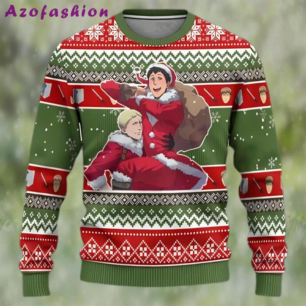 Kaworu x shinji anime ugly christmas sweater custom neon genesis evangelion Christmas Ugly Sweater