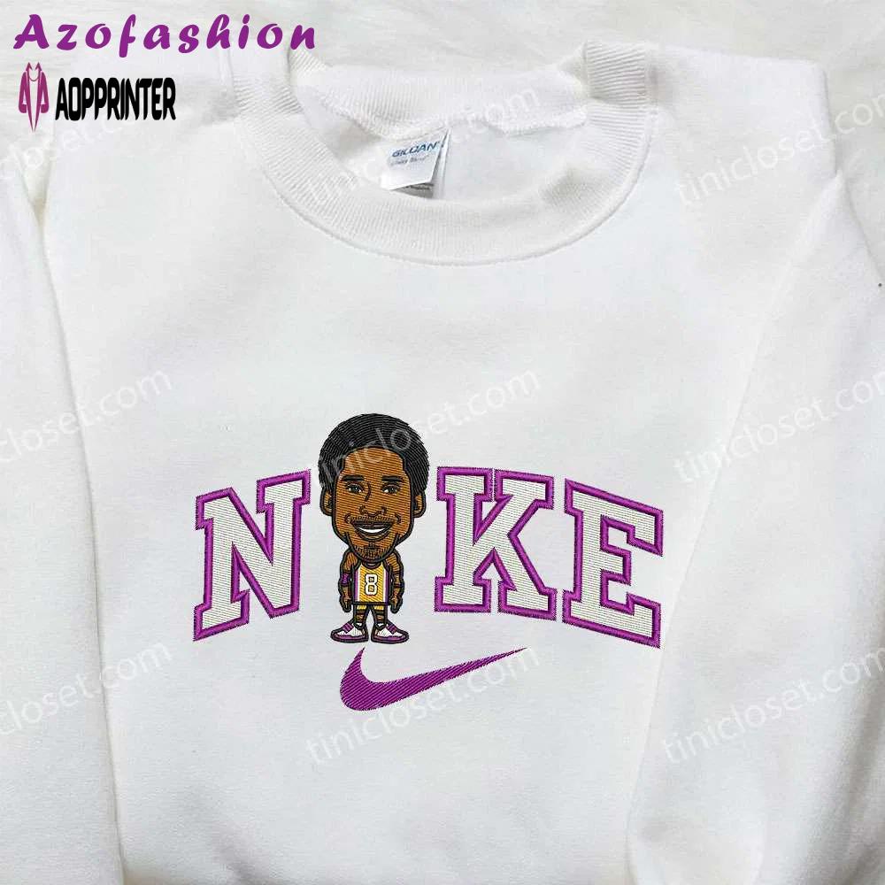 Kobe bryant caricature embroidered shirt – lakers nba x nike limited edition Embroidered Shirt