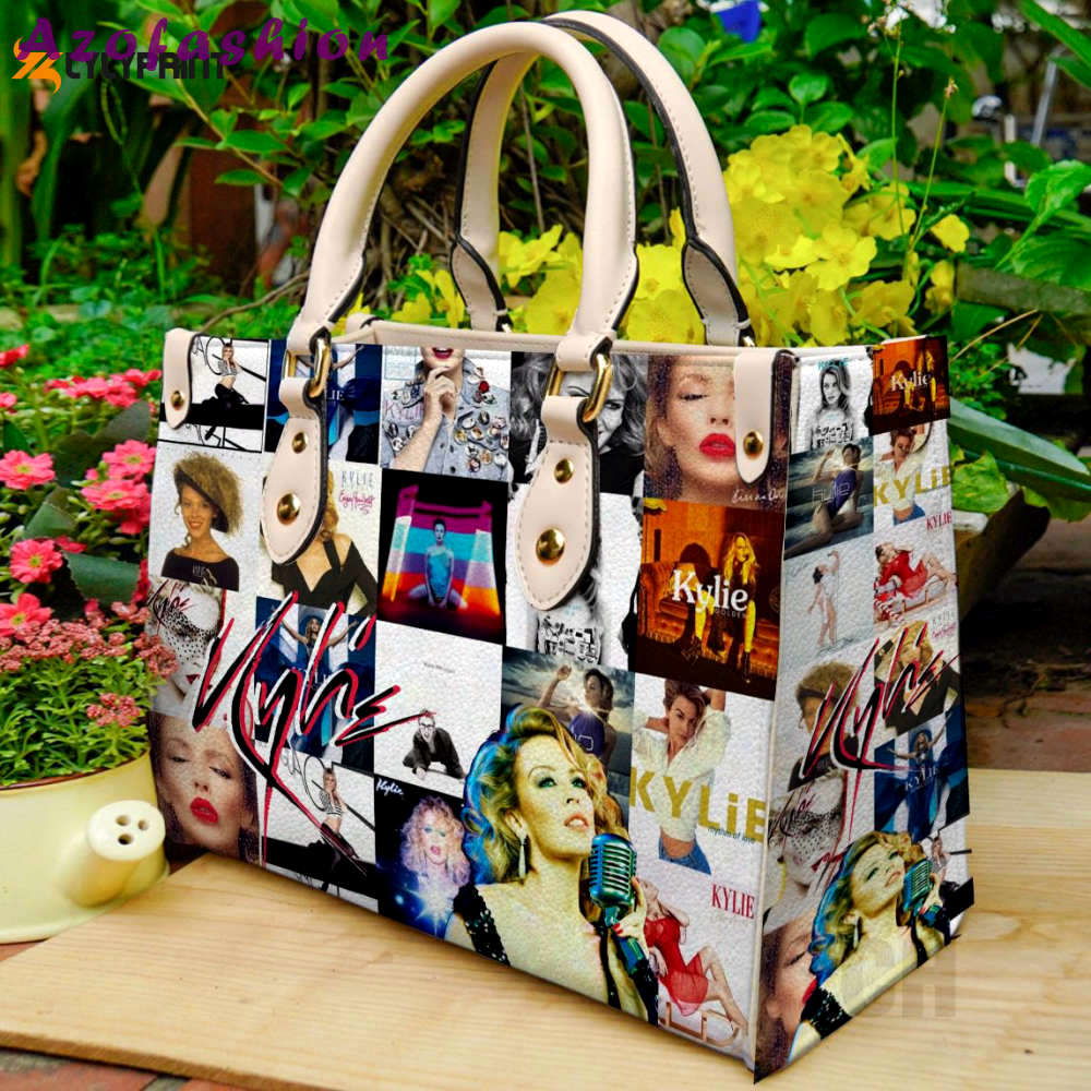 Kylie minogue leather handbag for women gift 2577 Women Leather Hand Bag