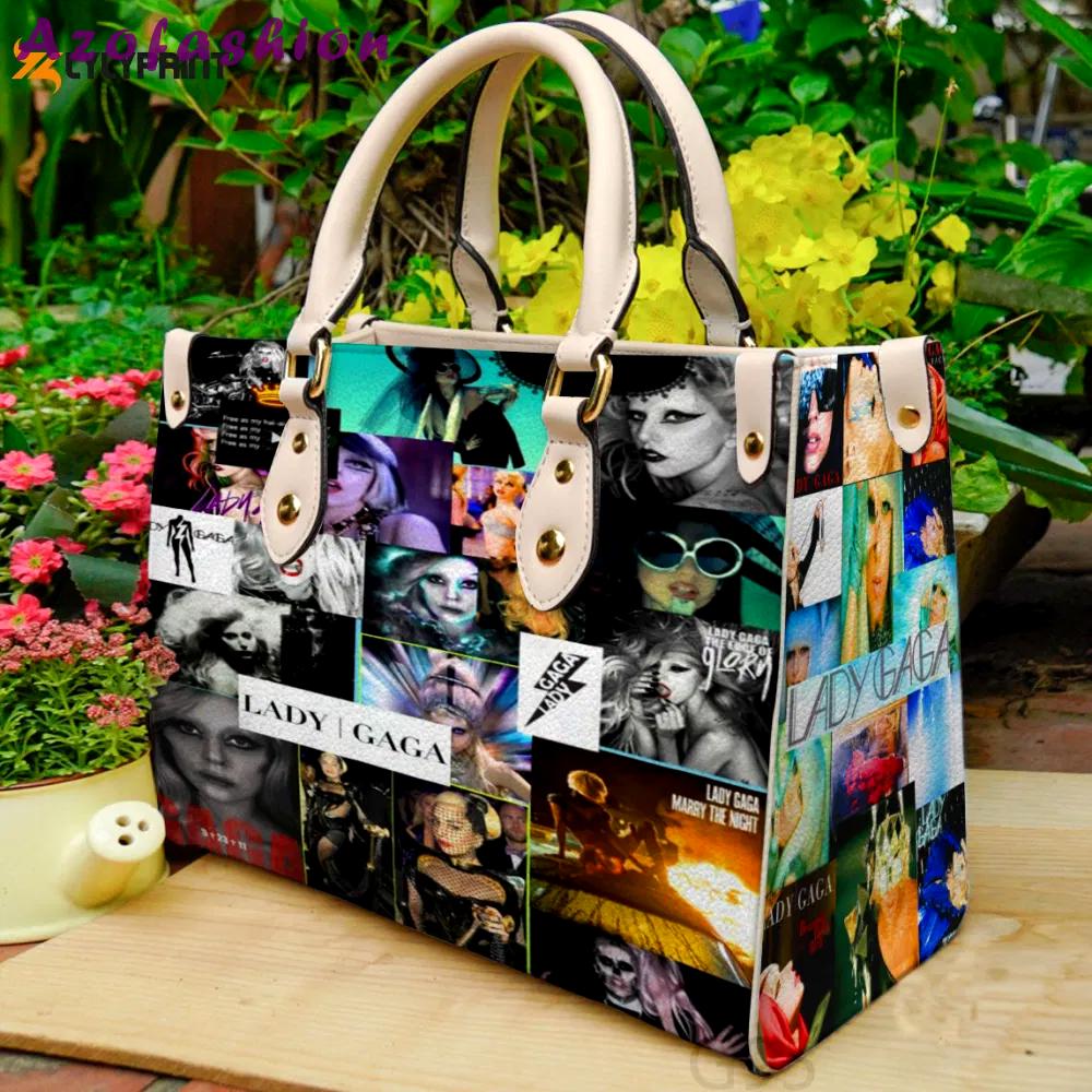 Lady gaga leather handbag 3052 Women Leather Hand Bag
