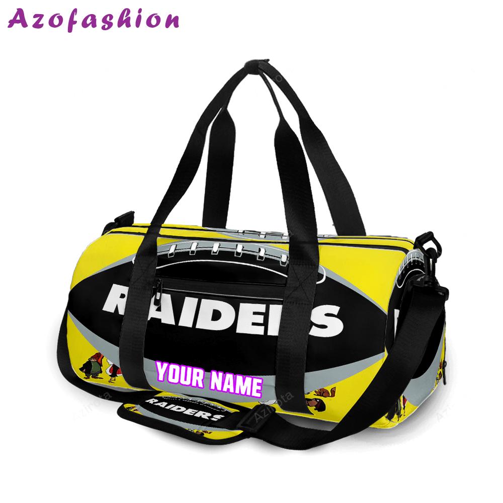 Las vegas raiders ball personalized name travel bag gym bag 1969 Travel Bag