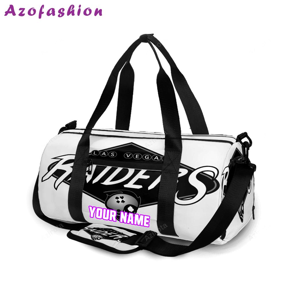 Las vegas raiders logo art1 personalized name travel bag gym bag 1937 Travel Bag
