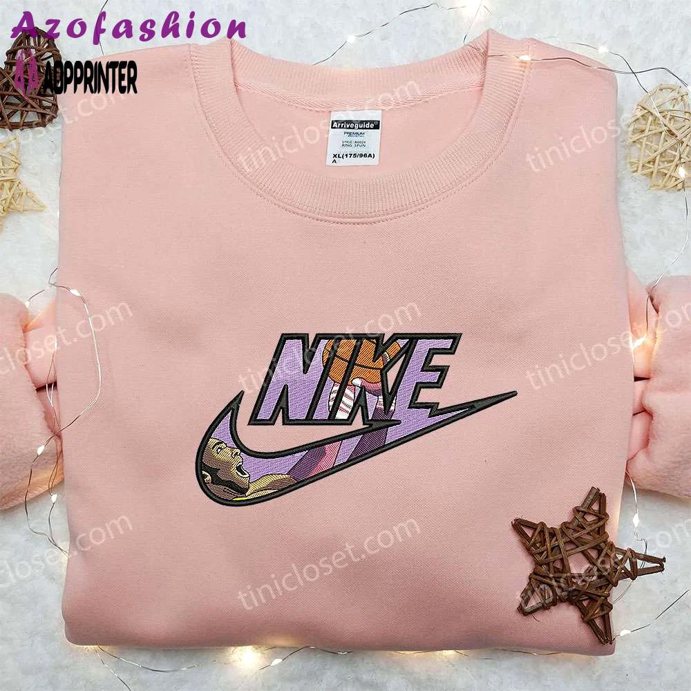 Lebron james x nike embroidered shirt lakers nba inspired apparel Embroidered Shirt