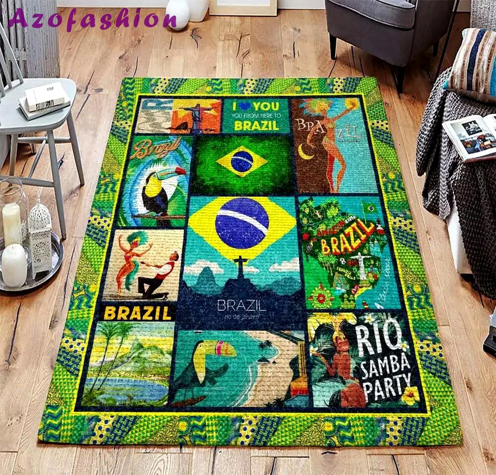 Leopard area rug living room rug home decor 191016 ofd Rectangle Rug