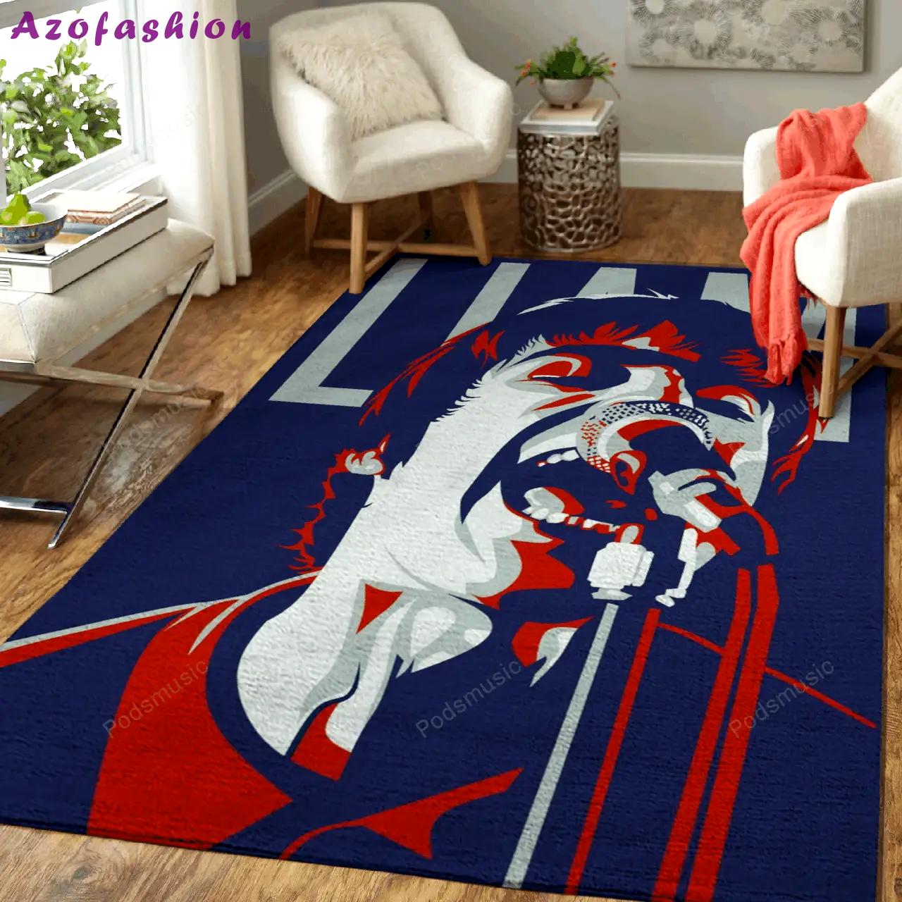 Liam gallagher artwork music art for fans area rug living room carpet rug regtangle carpet floor decor home decor Rectangle Rug